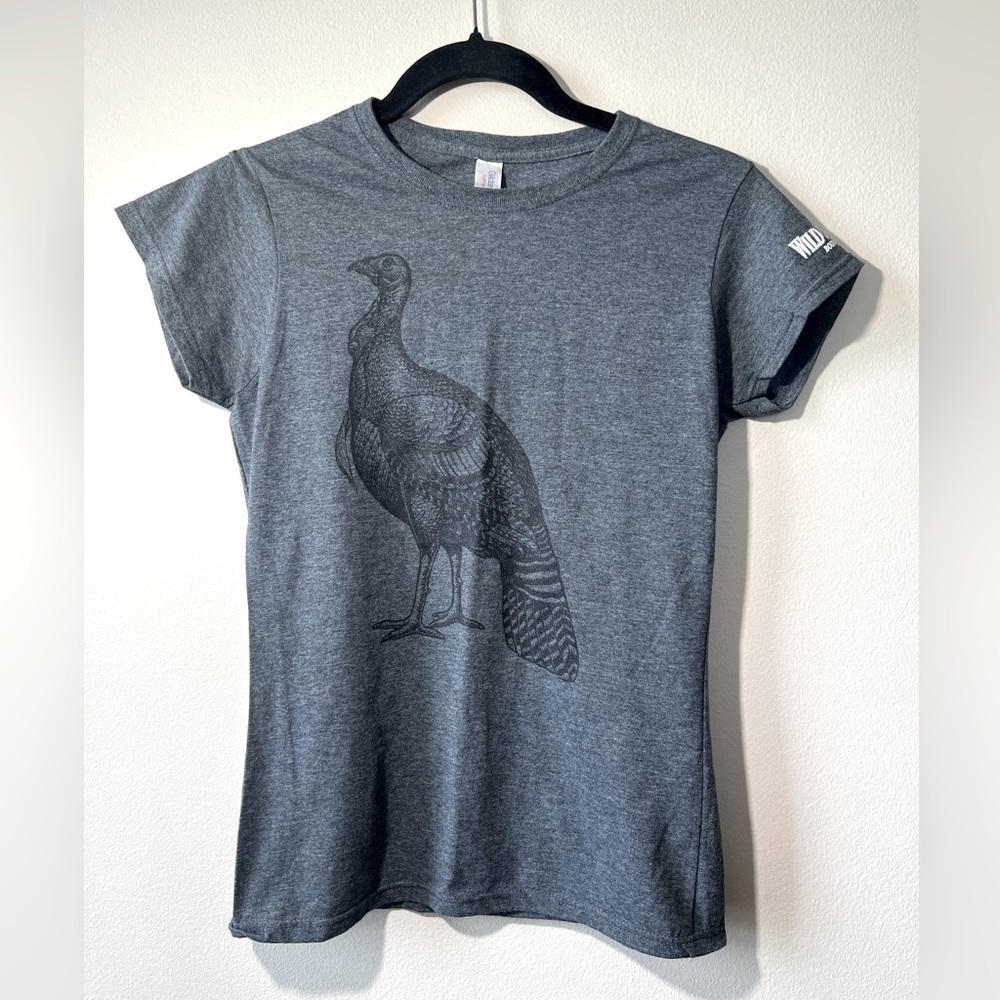 Wild Turkey Bourbon Gildan Blue Short Sleeve Tee Women S Fittedā Cap Sleeve
